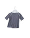 A Navy Short Sleeve Tops from Petit Bateau in size 3-6M for girl. (Back View)