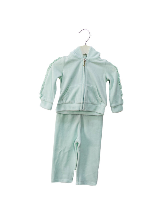 A Green Pants Sets from Juicy Couture in size 3-6M for girl. (Front View)