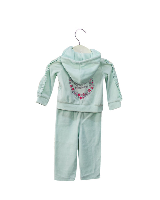 A Green Pants Sets from Juicy Couture in size 3-6M for girl. (Back View)
