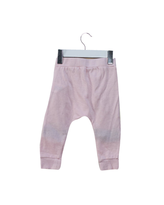 A Pink Sweatpants from Seed in size 3-6M for girl. (Back View)