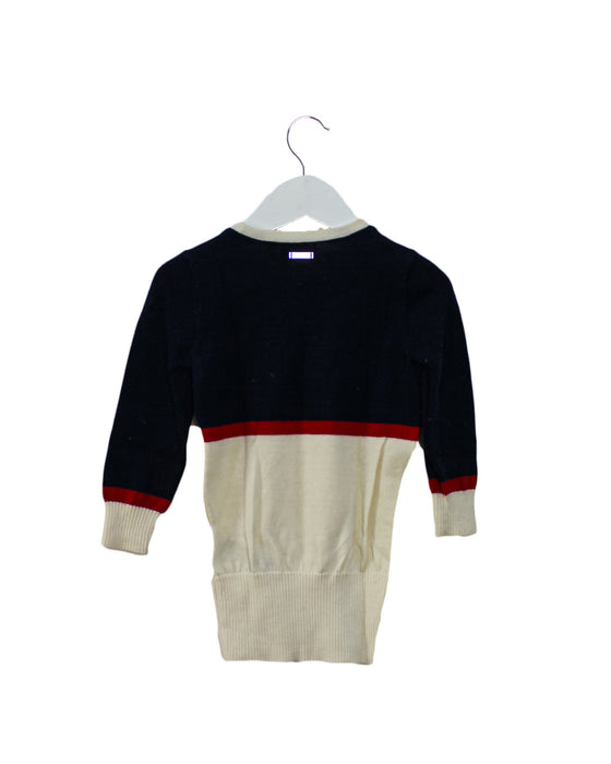 A Navy Sweater Dresses from Ferrari in size 12-18M for girl. (Back View)