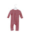 A Red Long Sleeve Jumpsuits from Bout'Chou in size 3-6M for girl. (Back View)