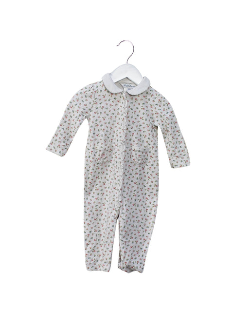 A White Long Sleeve Jumpsuits from Ralph Lauren in size 3-6M for girl. (Front View)