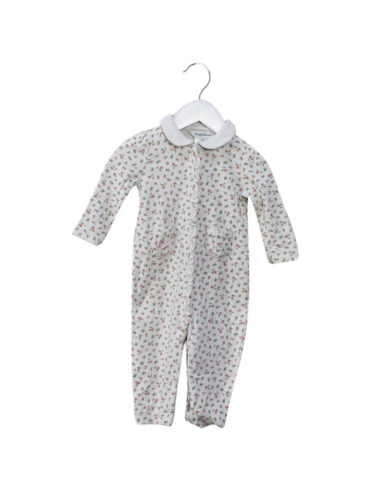 A White Long Sleeve Jumpsuits from Ralph Lauren in size 3-6M for girl. (Front View)
