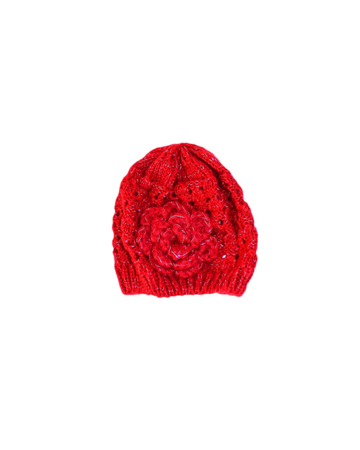 A Red Beanies from La Compagnie des Petits in size O/S for girl. (Front View)