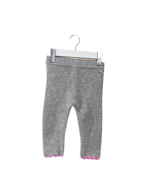 A Grey Casual Pants from Janie & Jack in size 3-6M for girl. (Front View)