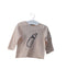 A Pink Knit Sweaters from Oscar et Valentine in size 3-6M for girl. (Front View)