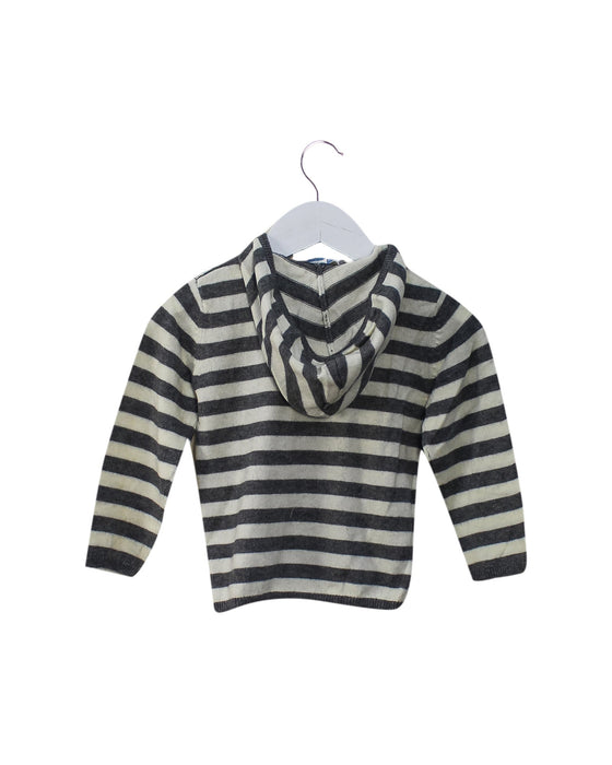 A Grey Lightweight Jackets from Oscar et Valentine in size 18-24M for girl. (Back View)