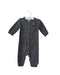 A Grey Long Sleeve Jumpsuits from Oscar et Valentine in size 3-6M for girl. (Front View)
