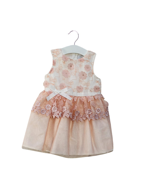 A Pink Sleeveless Dresses from Chickeeduck in size 18-24M for girl. (Front View)