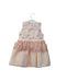 A Pink Sleeveless Dresses from Chickeeduck in size 18-24M for girl. (Back View)