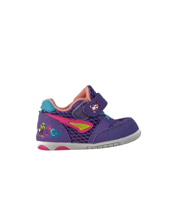 A Purple Sneakers from Dr. Kong in size 12-18M for girl. (Back View)