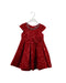 A Red Short Sleeve Dresses from Rare Editions in size 3T for girl. (Front View)