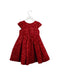 A Red Short Sleeve Dresses from Rare Editions in size 3T for girl. (Back View)