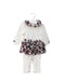 A White Long Sleeve Jumpsuits from Nicholas & Bears in size 6-12M for girl. (Front View)