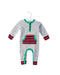 A Grey Long Sleeve Jumpsuits from Seed in size 3-6M for boy. (Front View)