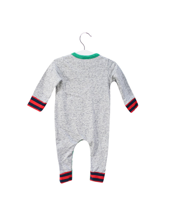 A Grey Long Sleeve Jumpsuits from Seed in size 3-6M for boy. (Back View)