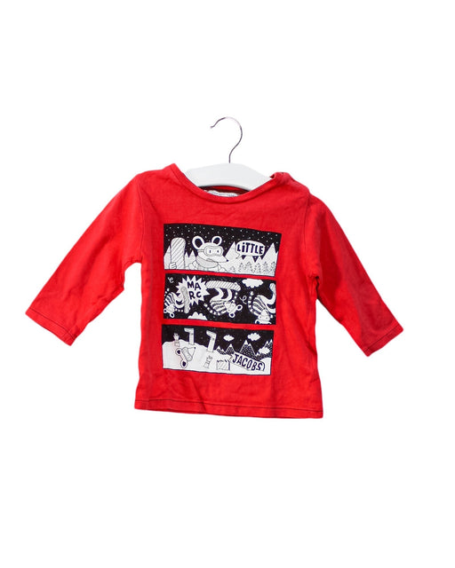 A Red Long Sleeve Tops from Little Marc Jacobs in size 6-12M for boy. (Front View)