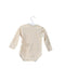 A Beige Long Sleeve Bodysuits from Natures Purest in size 3-6M for neutral. (Back View)