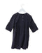 A Grey Long Sleeve Dresses from Velveteen in size 4T for girl. (Back View)