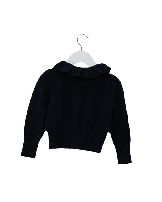 A Navy Knit Sweaters from Nicholas & Bears in size 2T for girl. (Back View)