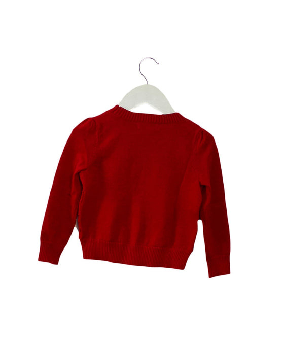 A Red Knit Sweaters from Nicholas & Bears in size 2T for girl. (Back View)