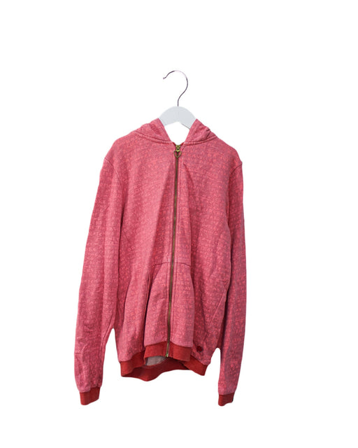 A Pink Zippered Sweatshirts from Scotch & Soda in size 14Y for girl. (Front View)