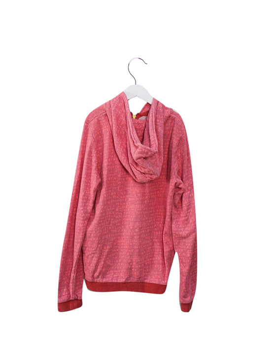 A Pink Zippered Sweatshirts from Scotch & Soda in size 14Y for girl. (Back View)