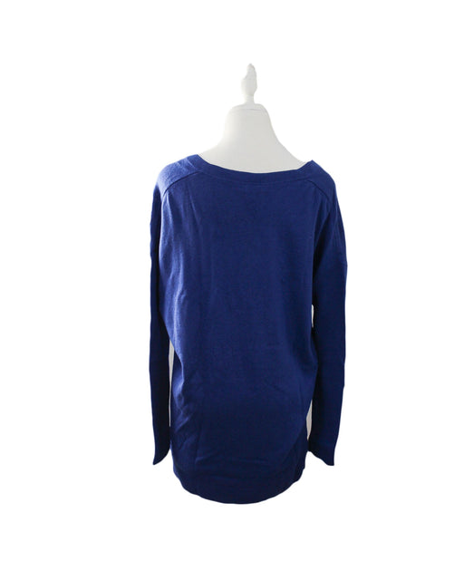 A Blue Knit Sweaters from Isabella Oliver in size S for maternity. (Front View)