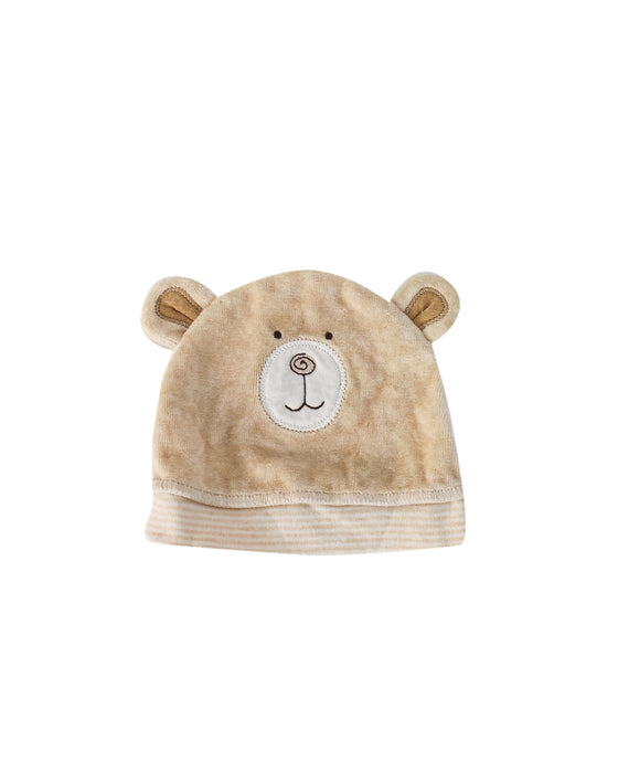 A Beige Beanies from Natures Purest in size 0-3M for neutral. (Front View)