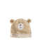 A Beige Beanies from Natures Purest in size 0-3M for neutral. (Front View)