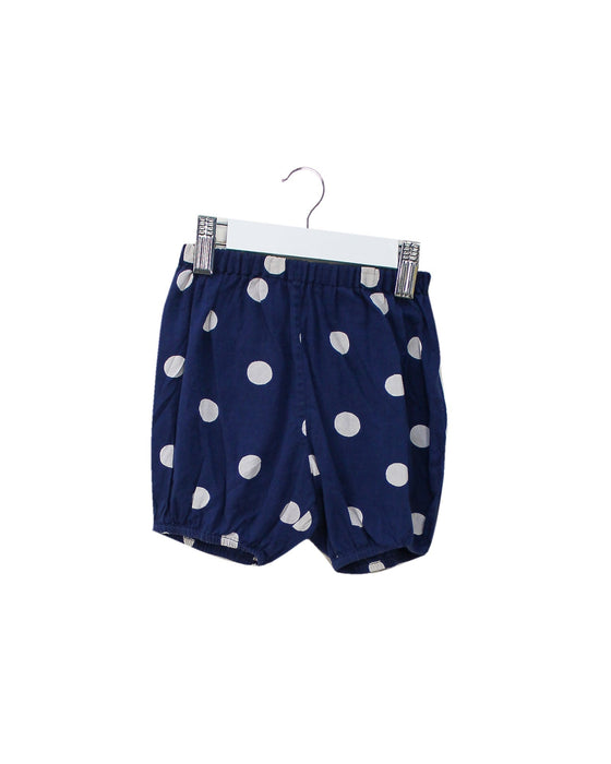 A Navy Shorts from Bonpoint in size 3-6M for girl. (Front View)