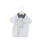 A White Short Sleeve Polos from IKKS in size 3-6M for boy. (Front View)
