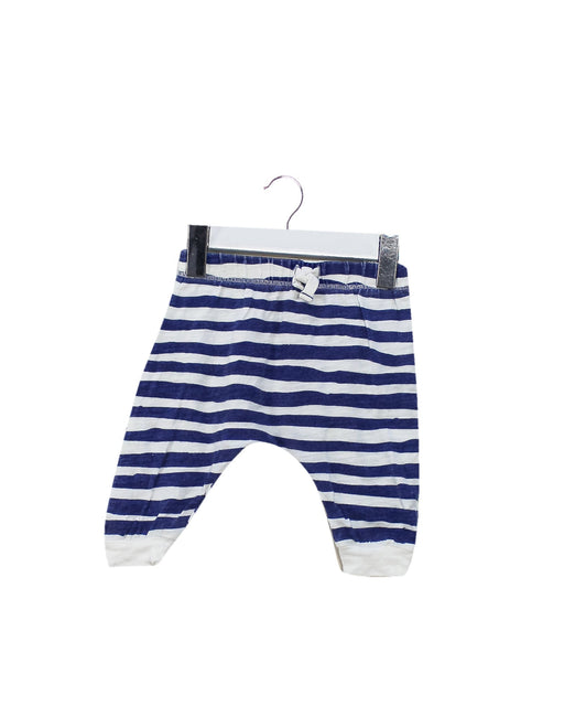 A Blue Sweatpants from Little Starters in size 3-6M for boy. (Front View)