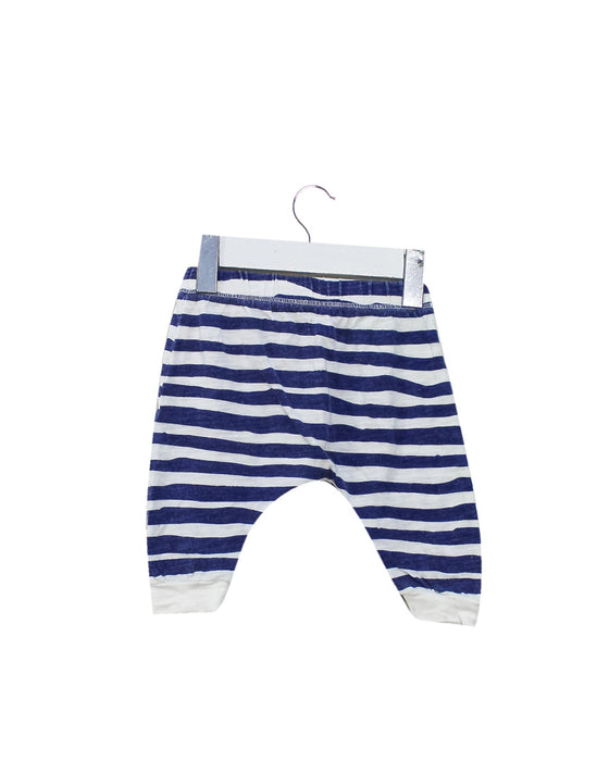 A Blue Sweatpants from Little Starters in size 3-6M for boy. (Back View)