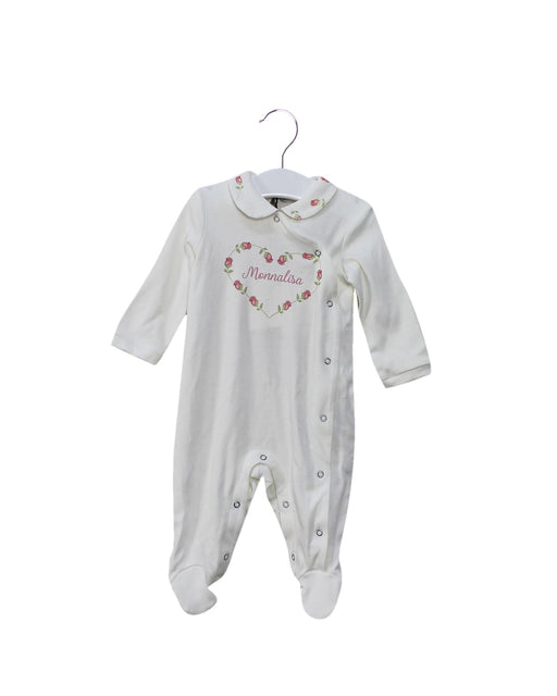 A White Caps from Monnalisa in size 3-6M for girl. (Front View)