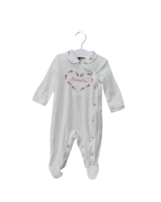 A White Caps from Monnalisa in size 3-6M for girl. (Front View)