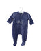 A Navy Long Sleeve Jumpsuits from Noukie's in size 0-3M for boy. (Front View)