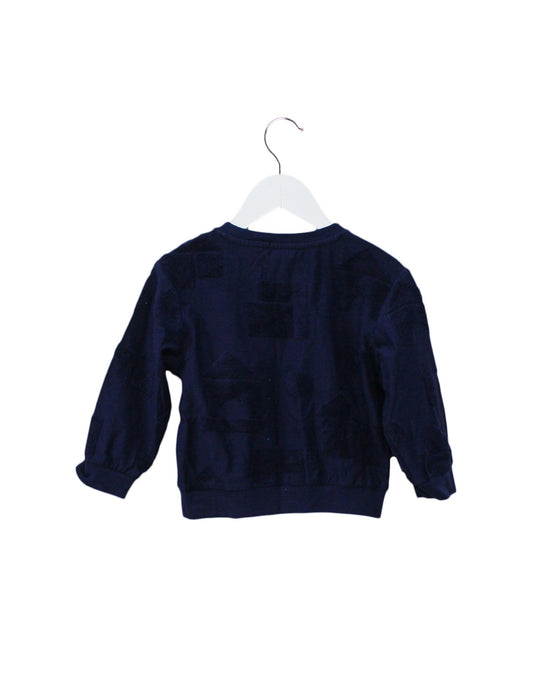 A Navy Crewneck Sweatshirts from COS in size 12-18M for boy. (Back View)