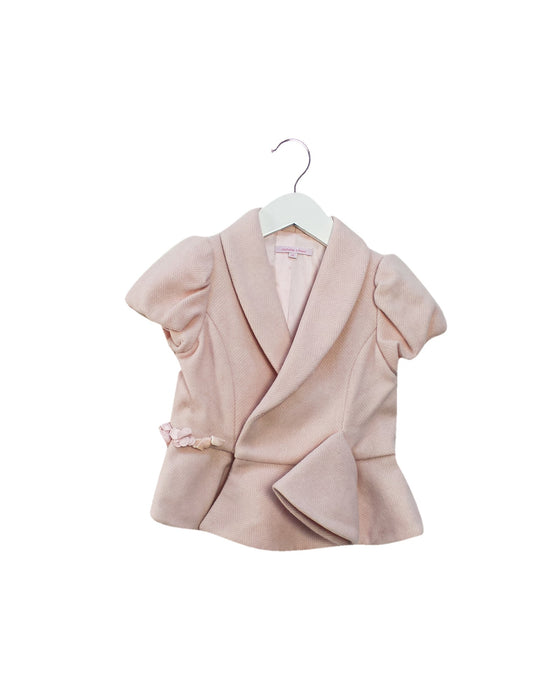 A Pink Lightweight Jackets from Nicholas & Bears in size 4T for girl. (Front View)