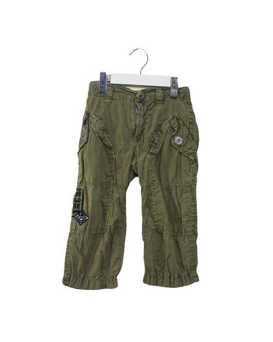 A Green Casual Pants from Diesel in size 12-18M for girl. (Front View)