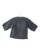 A Grey Long Sleeve Tops from Purebaby in size 0-3M for girl. (Back View)