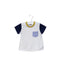 A White Short Sleeve T Shirts from Mayoral in size 3-6M for boy. (Front View)