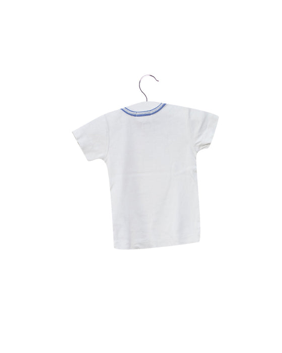 A White Short Sleeve T Shirts from Purebaby in size 3-6M for boy. (Back View)
