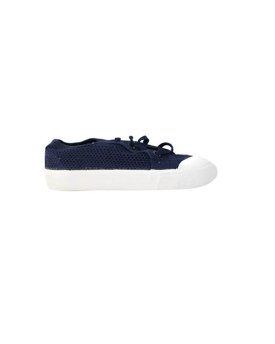 A Navy Sneakers from Seed in size 4T for neutral. (Back View)