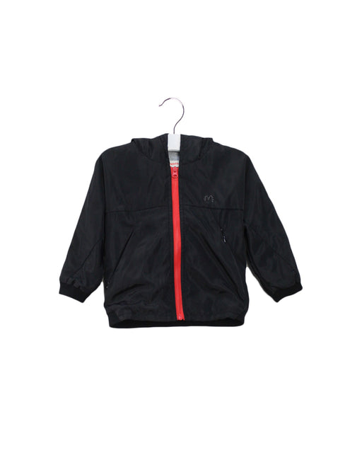 A Black Lightweight Jackets from Momonittu in size 3-6M for neutral. (Front View)