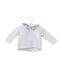 A White Long Sleeve Tops from Jacadi in size 3-6M for girl. (Front View)