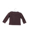A Brown Long Sleeve Tops from Caramel Baby & Child in size 0-3M for girl. (Back View)