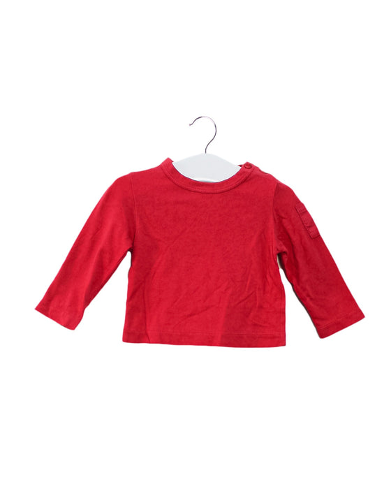 A Pink Long Sleeve Tops from Caramel Baby & Child in size 0-3M for girl. (Front View)