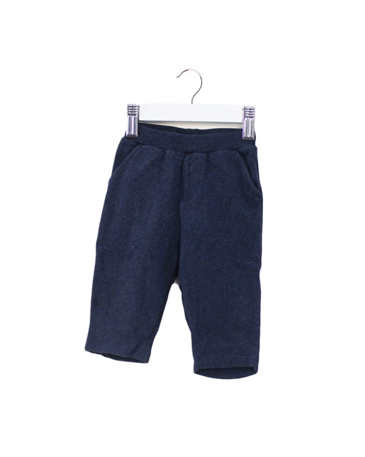 A Navy Sweatpants from Chickeeduck in size 6-12M for girl. (Front View)